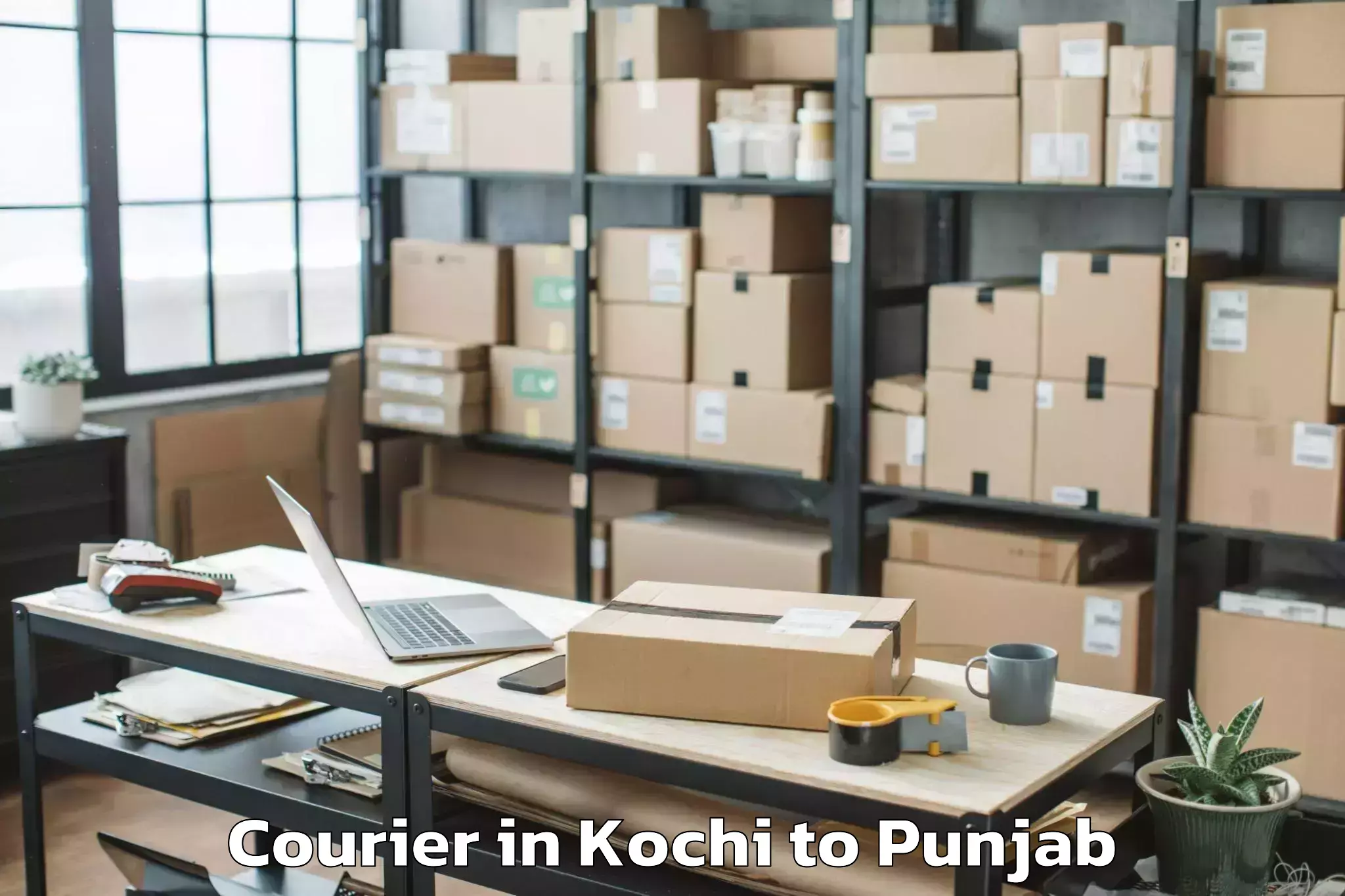 Book Your Kochi to Lakhnaur Courier Today